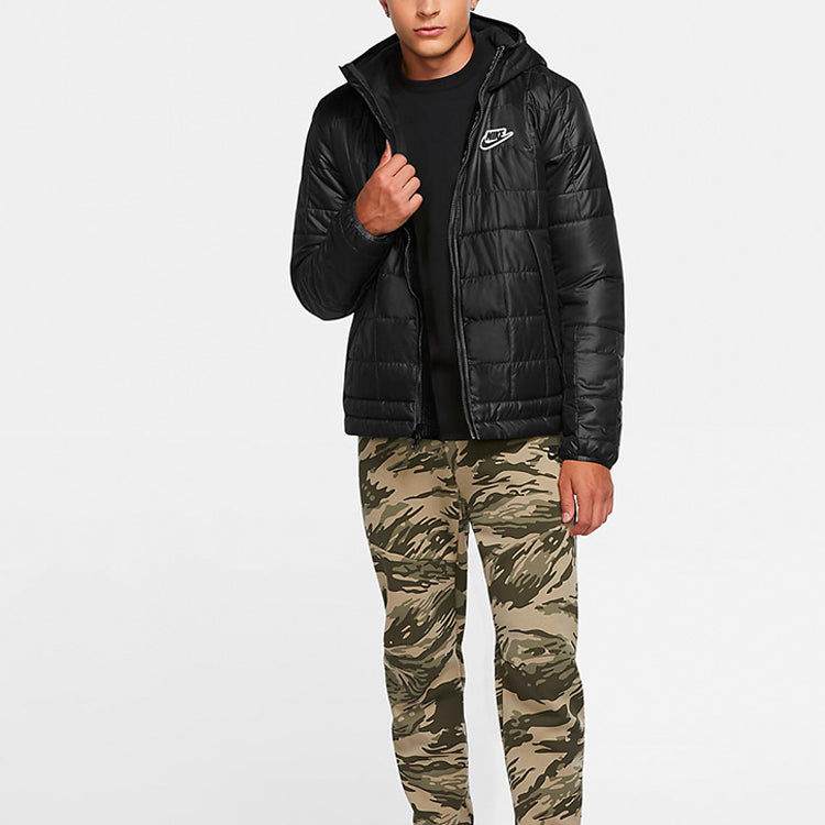 Nike Sportswear Synthetic-Fill Cotton Clothes Men's Black CU4423-010