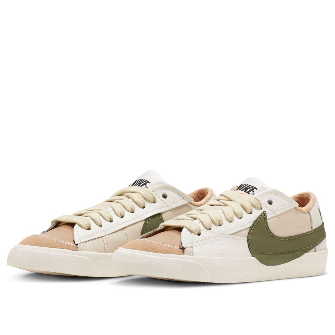 (WMNS) Nike Blazer Low '77 Jumbo 'Sand Drift Medium Olive' DQ1470-105