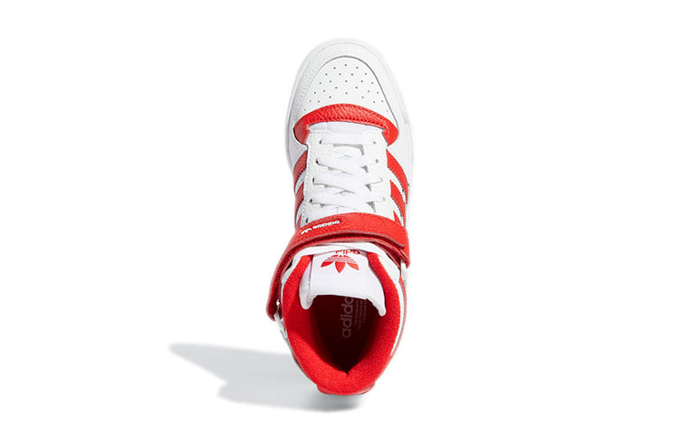 (GS) adidas Forum Mid J 'White Vivid Red' GY8363