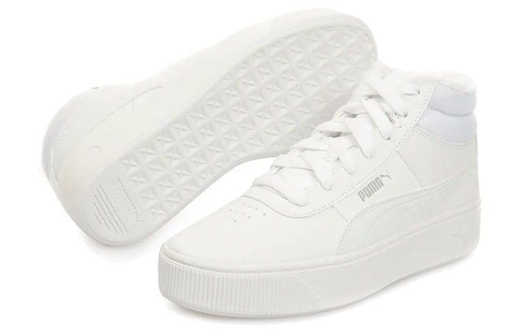 (WMNS) PUMA Vikky Stacked Mid Wtr Shoes White 372205-02