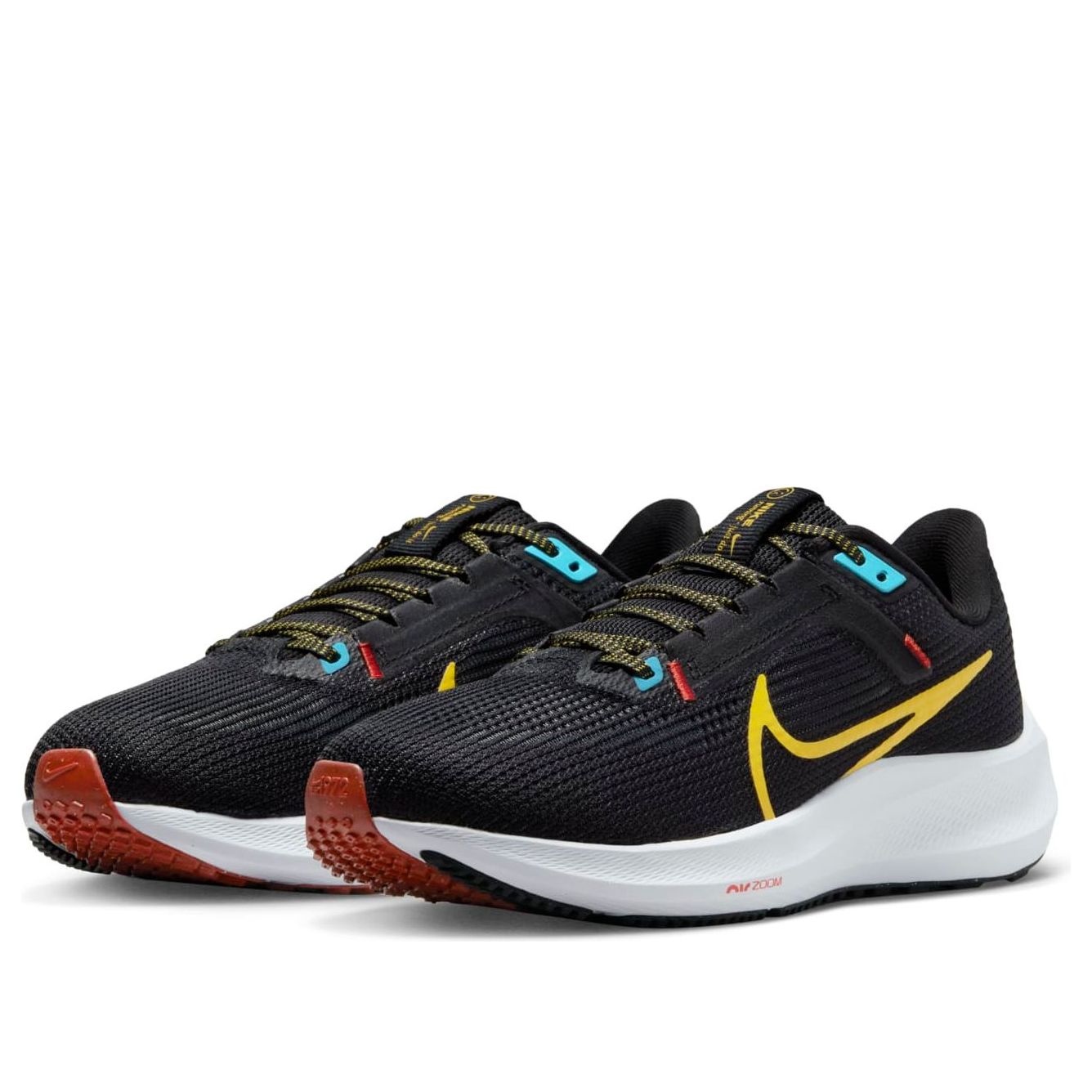 (WMNS) Nike Air Zoom Pegasus 40 'Black Speed Yellow Blue' DV3854-002