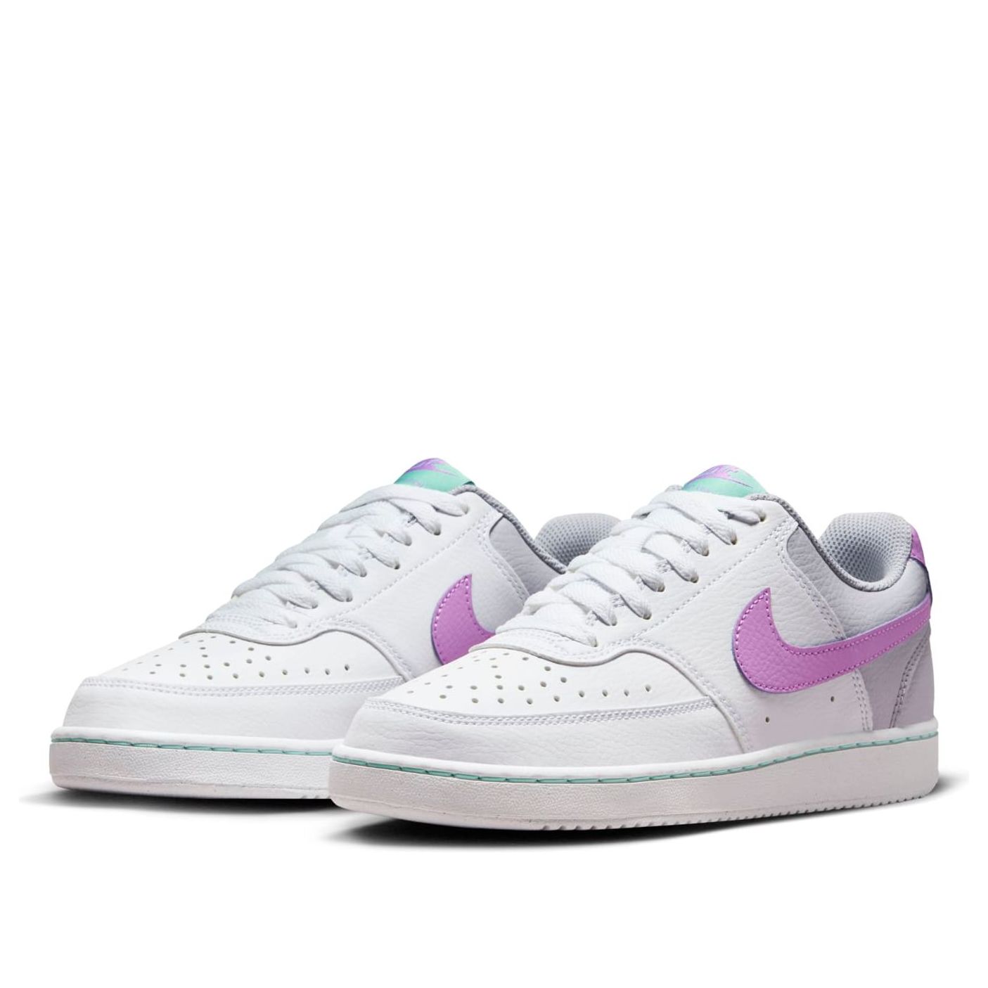 (WMNS) Nike Court Vision Low 'White Rush Fuchsia' FN7141-100