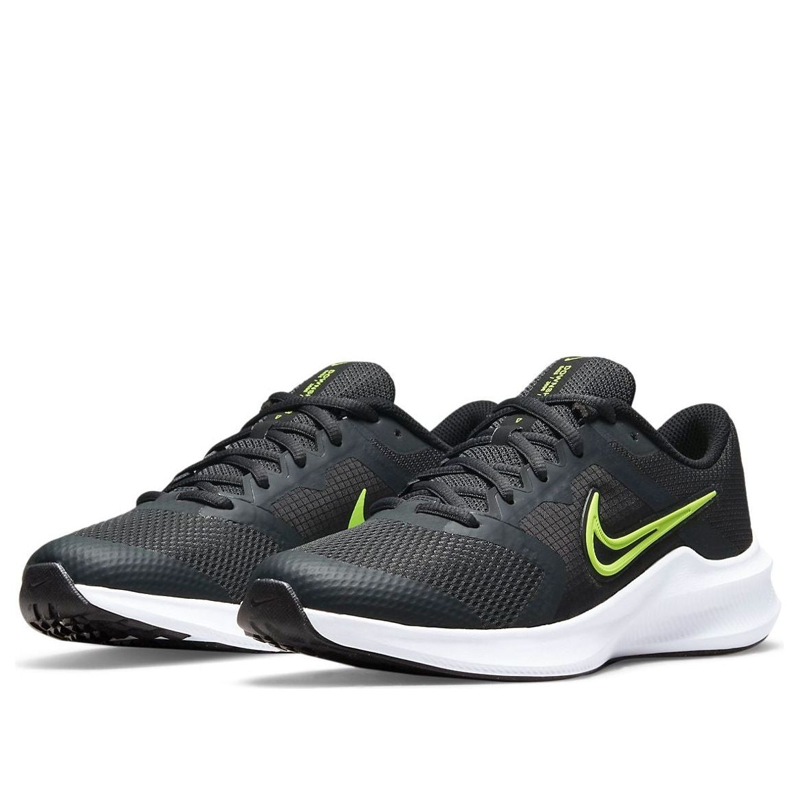 (GS) Nike Downshifter 11 Low-Top Black/Yellow CZ3949-011