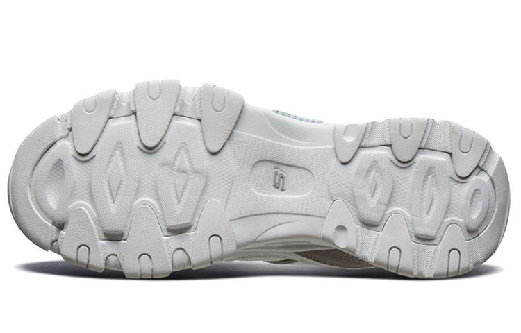 Skechers D'Lites 2.0 'White Gray' 999233-WHT