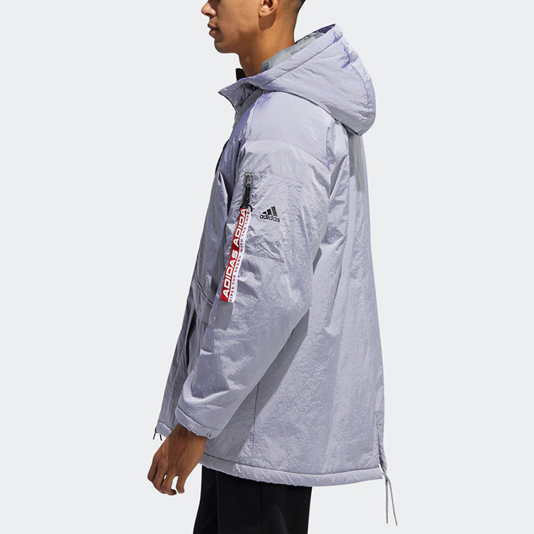 adidas CNY Jkt JC Hoodie Jacket For Men Grey FU6227