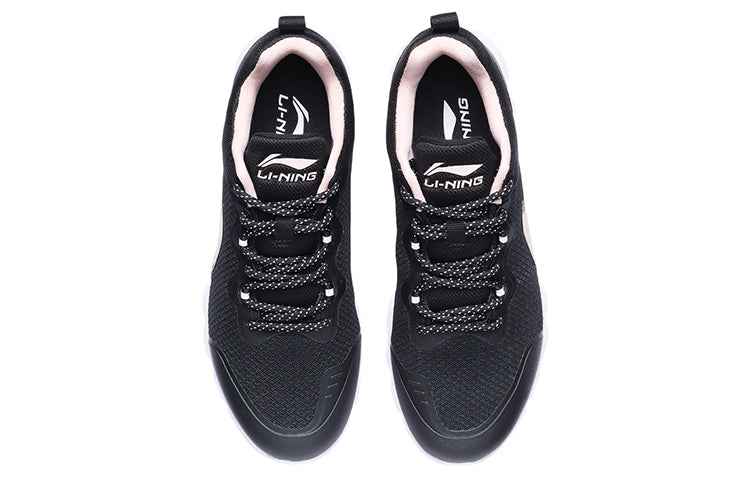 (WMNS) Li-Ning Running Shoes 'Black Pink' ARHR136-1