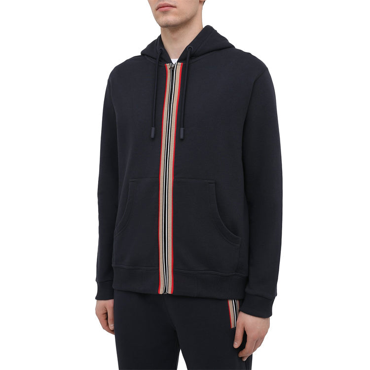 Burberry SS21 Colours Stripe Zipper Male Blue 80358811