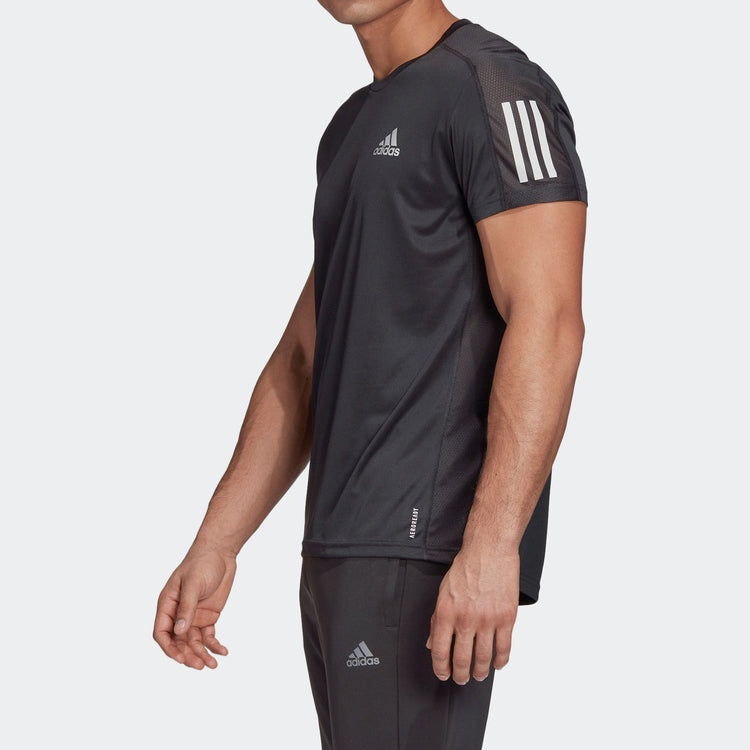 adidas Own the Run Tee 'Black' FS9799