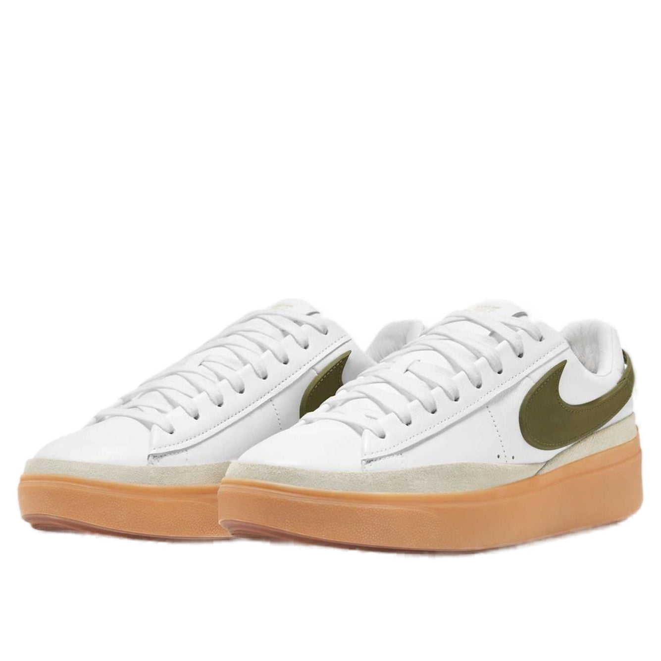 Nike Blazer Phantom Low 'White Medium Olive Gum' HF3119-103