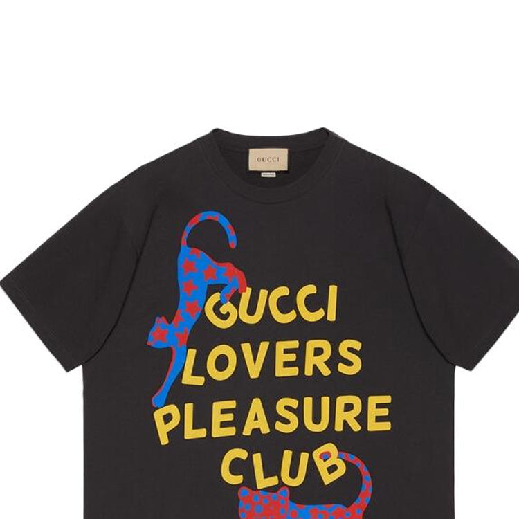 Gucci Cotton Jersey T-Shirt With Print 'Black' 616036-XJFWP-1142