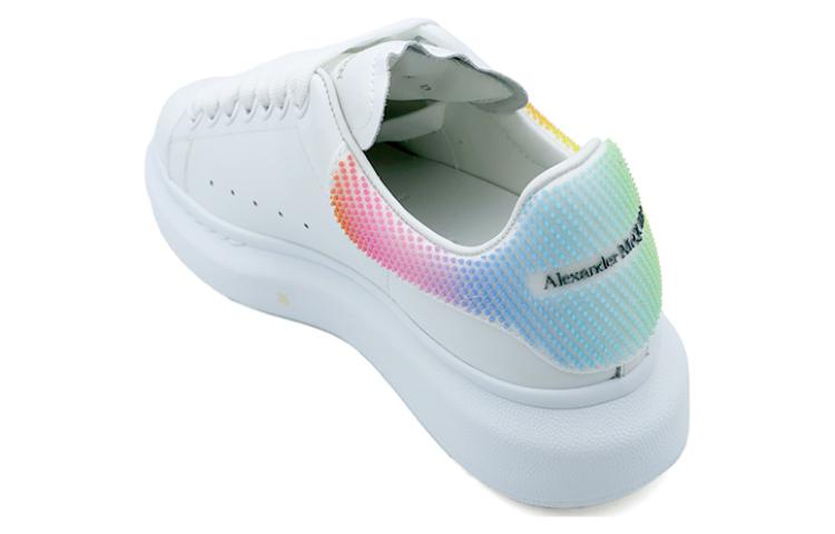 (WMNS) Alexander McQueen Larry Oversized Low-Top Sneakers 'White Multi' 708070WICG49035