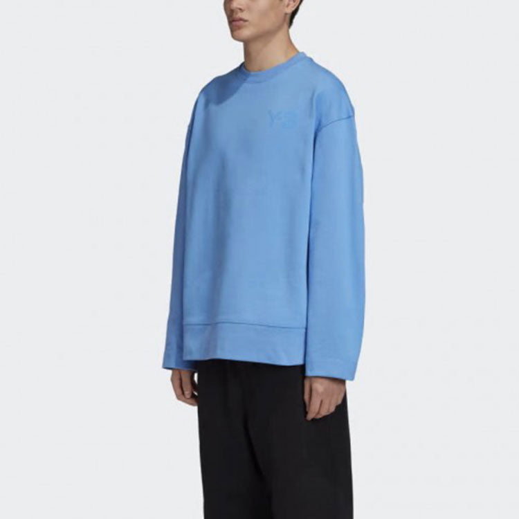 Men's Y-3 Classic Logo Long Sleeves Blue FN3367