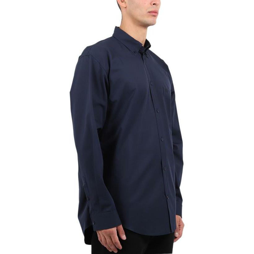 Balenciaga Symbolic Long Sleeve Shirt 'Navy' 621924TIM394100