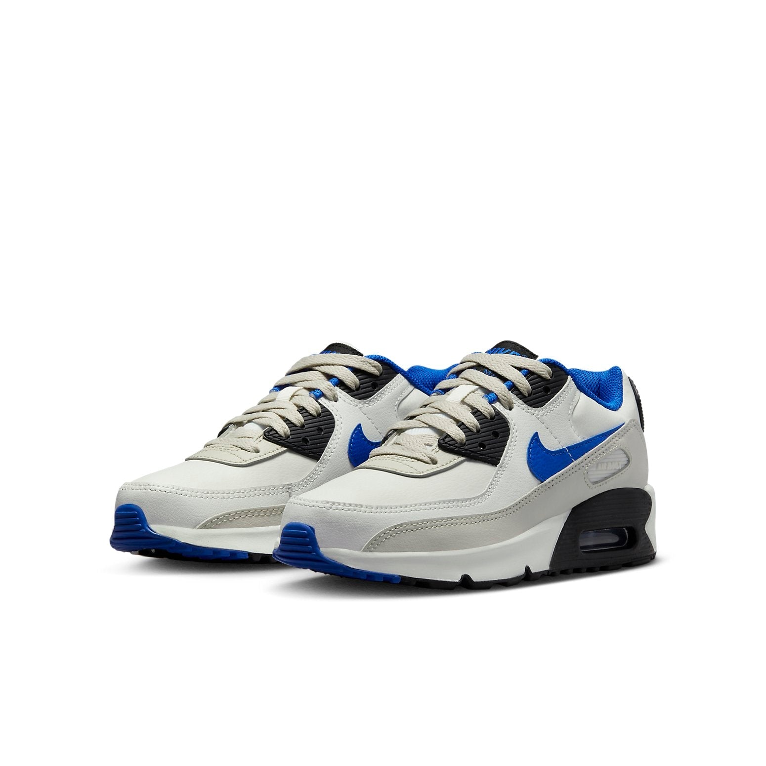 (GS) Nike Air Max 90 Leather 'Summit White Racer Blue' DV3607-100