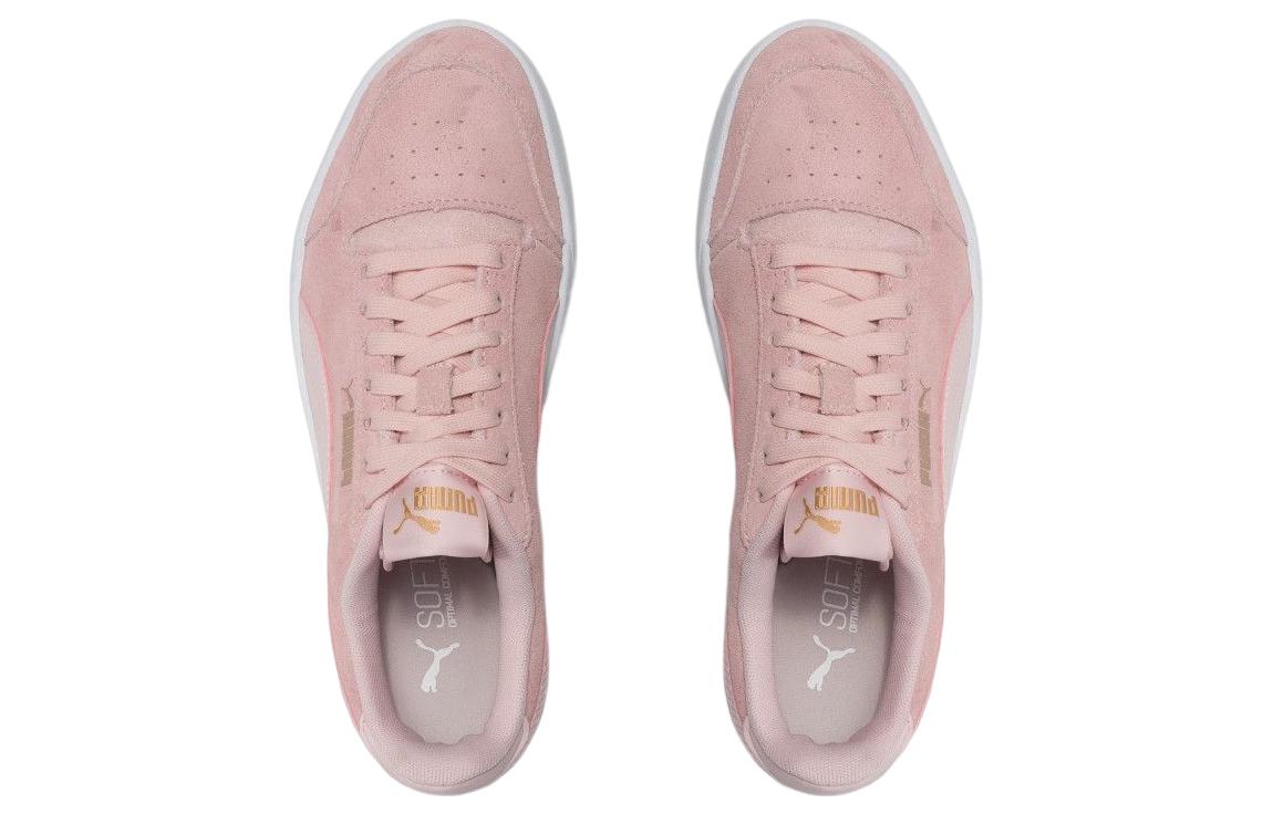 (WMNS) PUMA Shuffle Suede 'Pink White' 380823-06