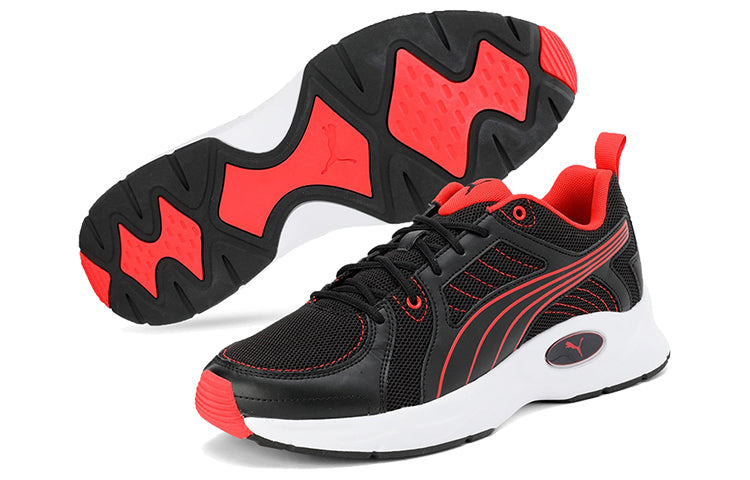 (WMNS) PUMA Nucleus Run Imeva Low Black/Red/White 369869-01