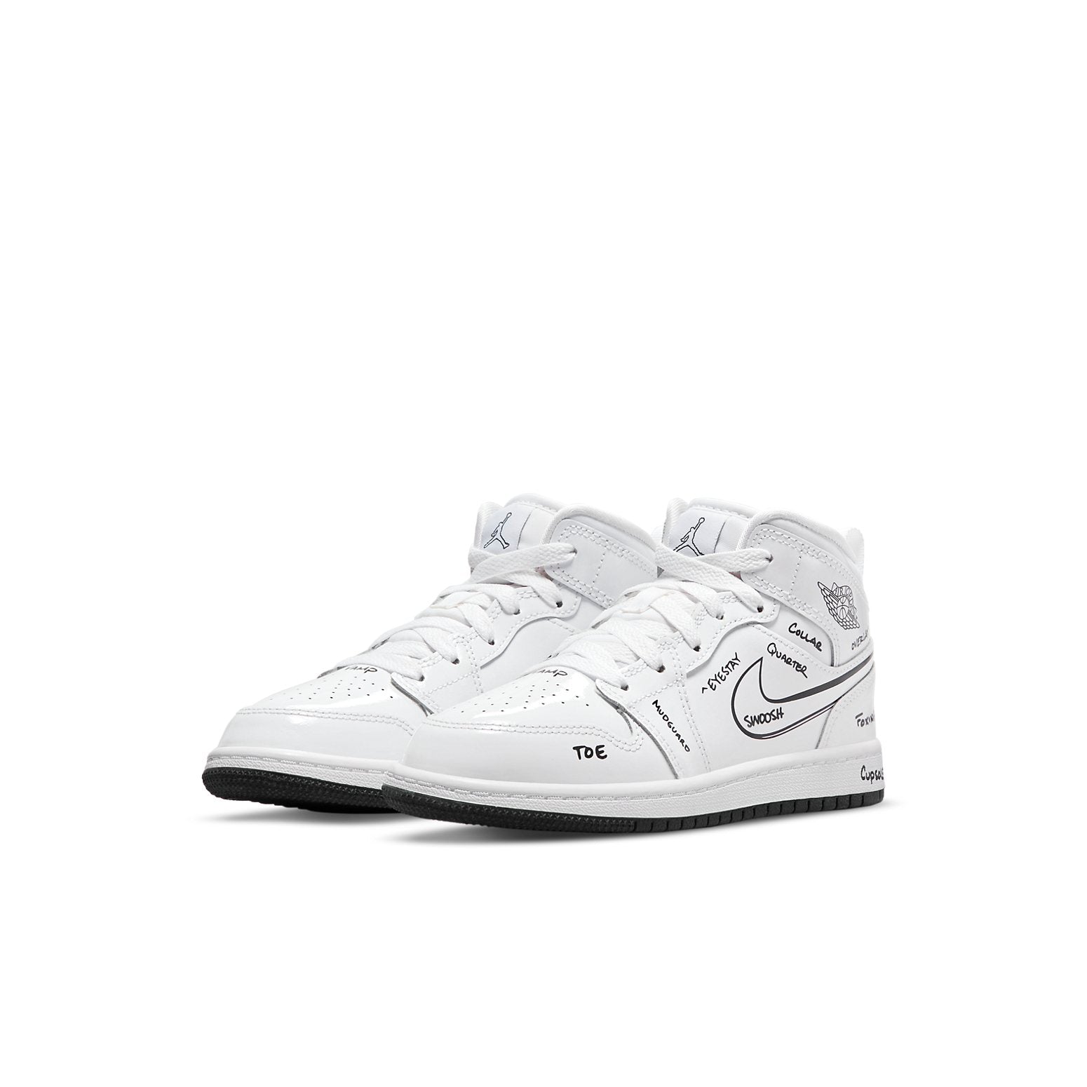(PS) Air Jordan 1 Mid 'Schematic' DQ1866-100