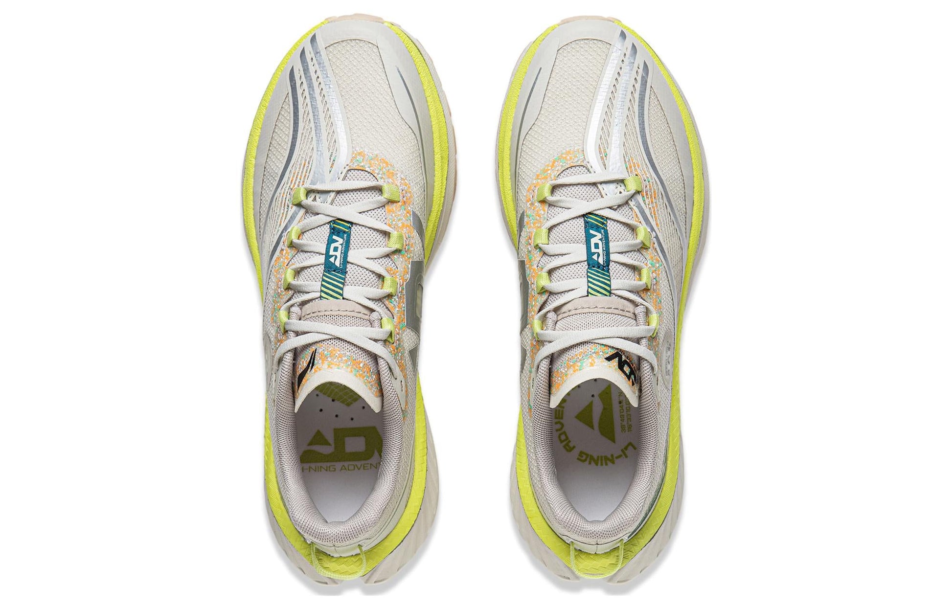 (WMNS) Li-Ning Dilu 'Grey Yellow' ARNT004-5