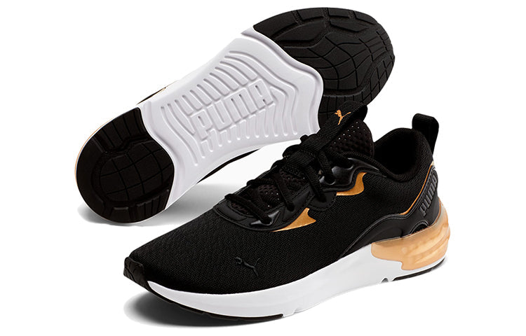 (WMNS) PUMA Cell Initiate Metal Low-top Running Shoes Black/White 194512-01