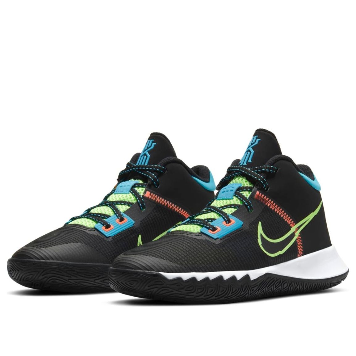 (GS) Nike Kyrie Flytrap 4 'Black Lime Glow' CT5537-003