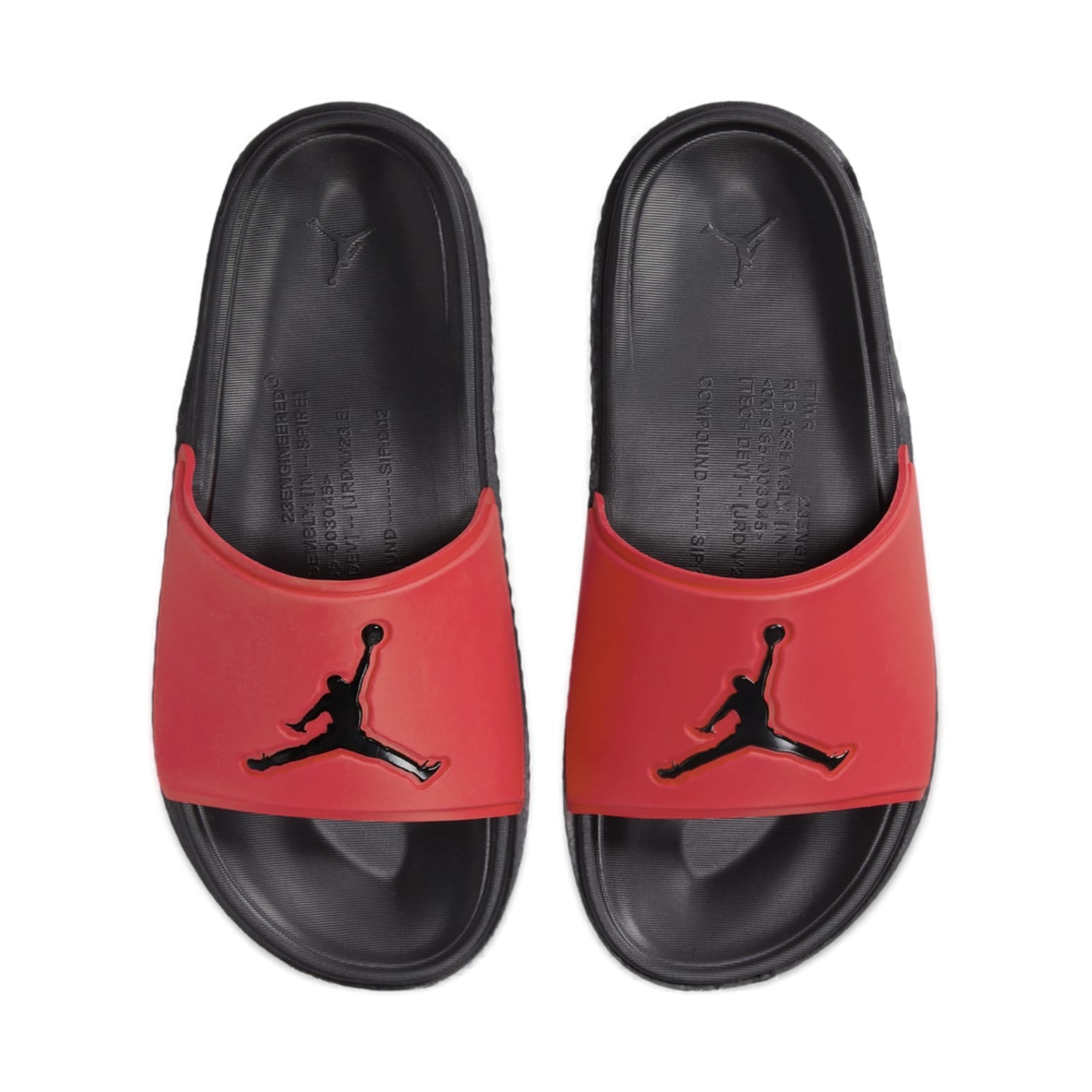 Air Jordan Jumpman Slides 'University Red Black' FQ1598-600