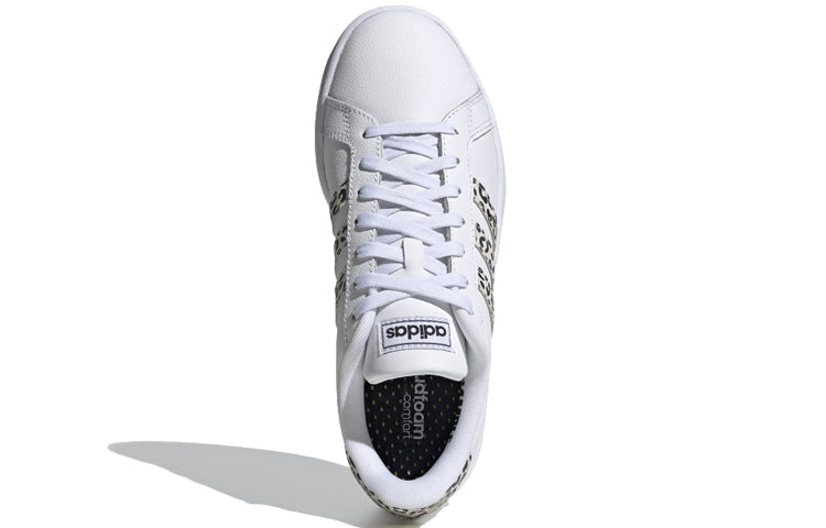 (WMNS) adidas neo Grand Court 'White Brown' FW9779