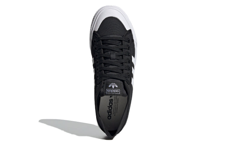 adidas Collapsible Nizza Low 'Black White' GY0408