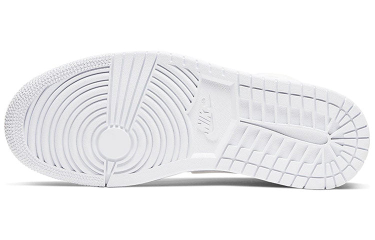 (WMNS) Air Jordan 1 Mid 'White Ivory' BQ6472-112