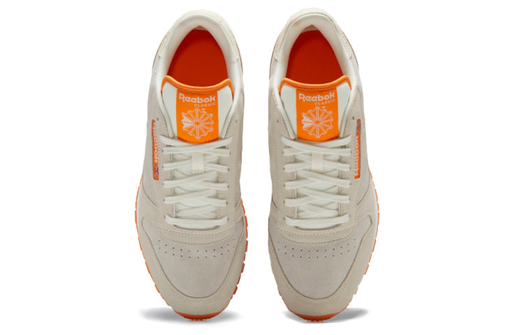 Reebok Classic Leather Gray Orange FV1965