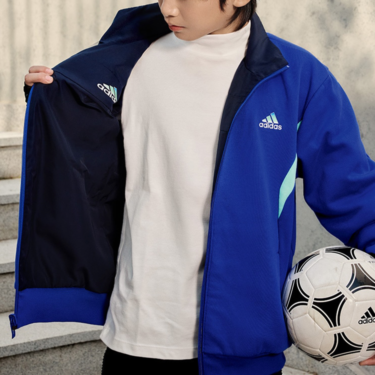 (GS) adidas Reverse Jackets 'Blue' IA9302