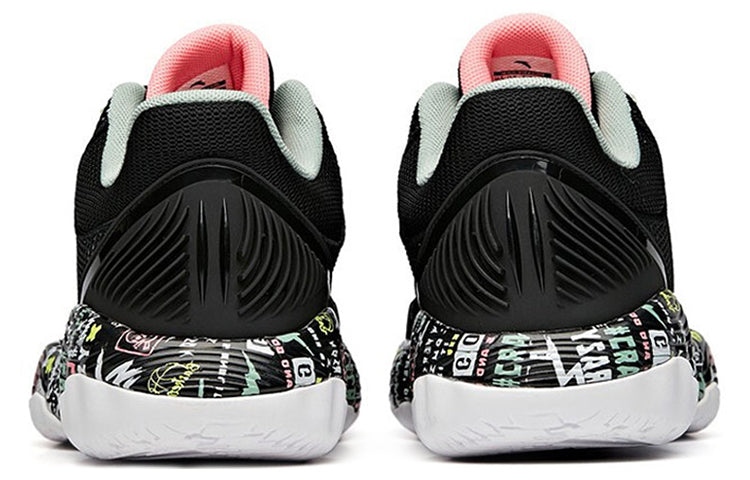 ANTA A-Shock Basketball Shoes 'Black Colorful Mesh' 112031605-1
