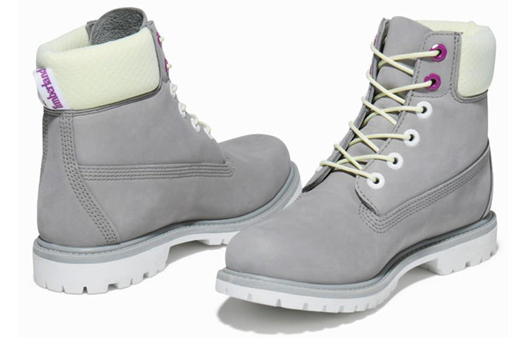 (WMNS) Timberland Premium 6 Inch Waterproof Boot 'Grey Nubuck' A2HWU085