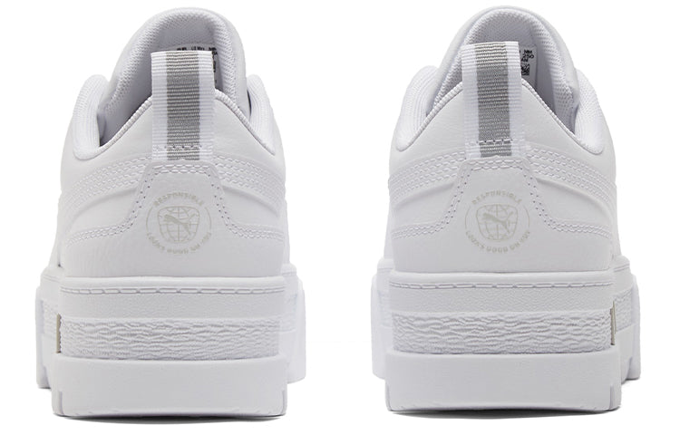 (WMNS) PUMA Mayze Platform Sneakers 'White' 385596-01