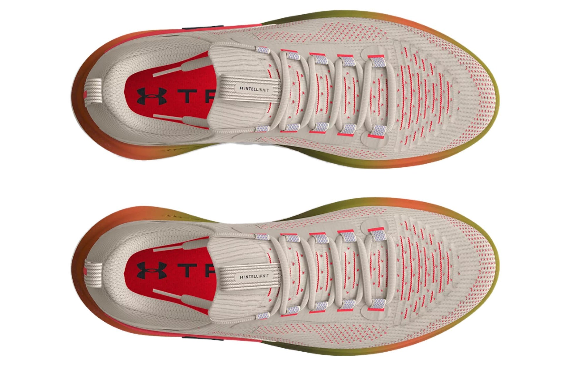 (WMNS) Under Armour Flow Dynamic Printed Training Shoes 'Beige Orange' 3027058-101
