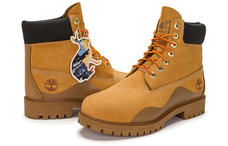 Timberland Heritage 6 Inch Waterproof Boot 'Wheat Nubuck with Brown' A5UUHW