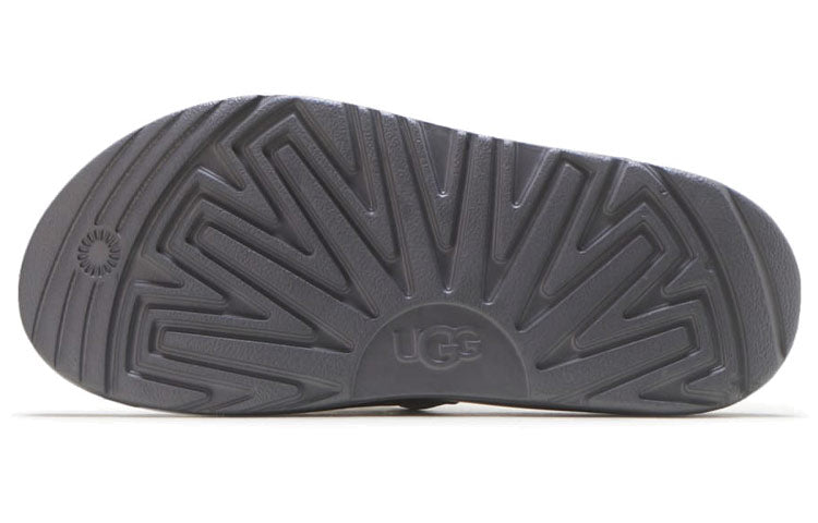 (WMNS) UGG Wilcox Slide Black Slippers 'White Black' 1113457-BLK