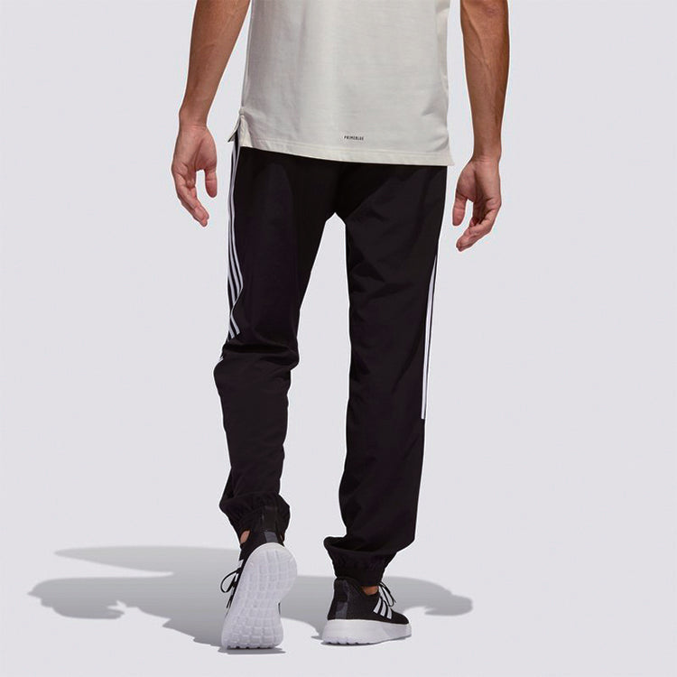 Men's adidas 3S WVN PT Sports Stylish Black Pants FM5748