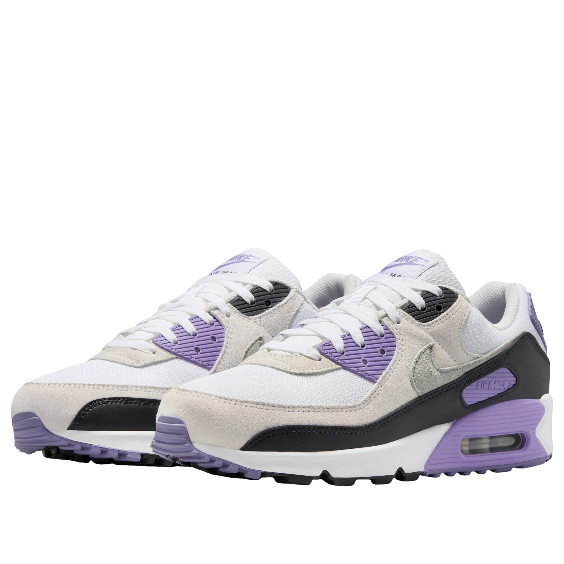 Nike Air Max 90 'White Dusty Amethyst Photon Dust Light Smoke Grey' DM0029-114