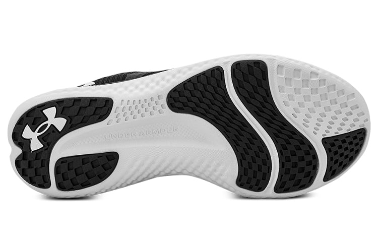 (WMNS) Under Armour Charged Breeze 'Black White' 3025130-001