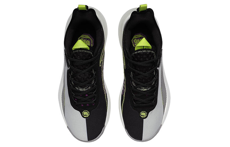 (WMNS) Li-Ning 1 BadFive Street Sole 'White Grey Green' AGBR002-1