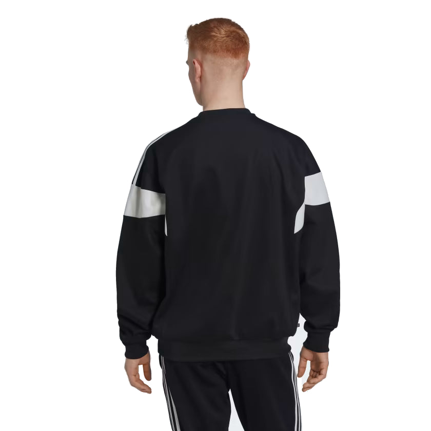 adidas originals Adicolor Classics Cut Line Crew Sweatshirt 'Black' HN6117