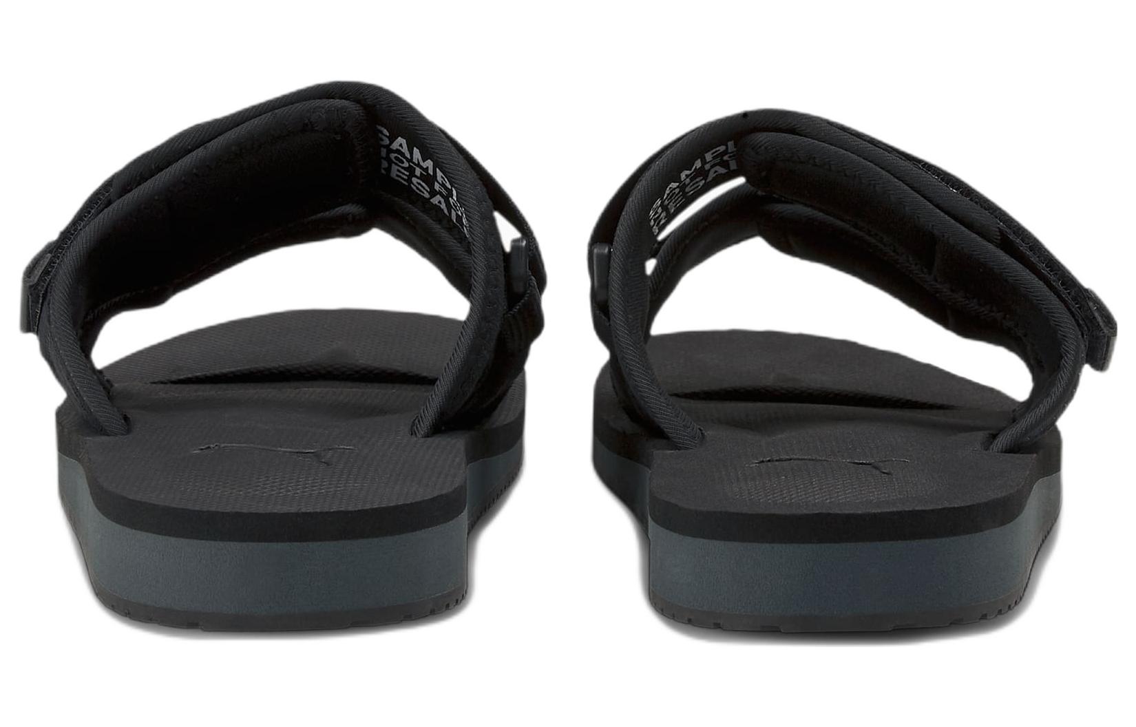 PUMA Bribe Tech Sports Slippers Unisex Black 384873-01