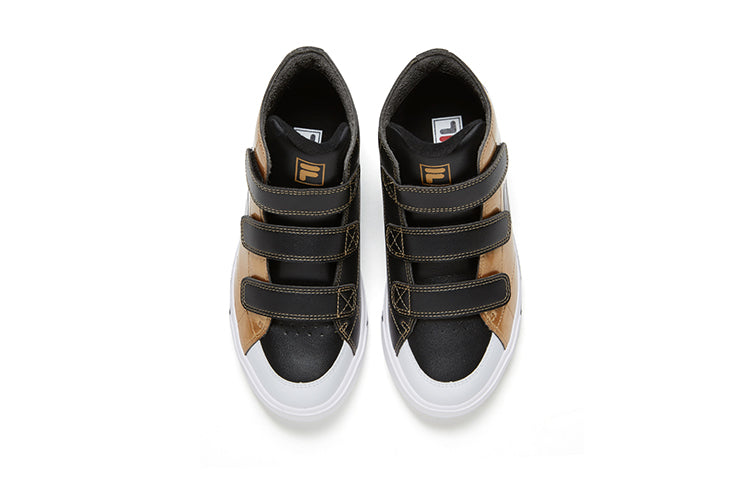 (GS) FILA Hook and Loop HighSneakers Gold K55B041380FGB
