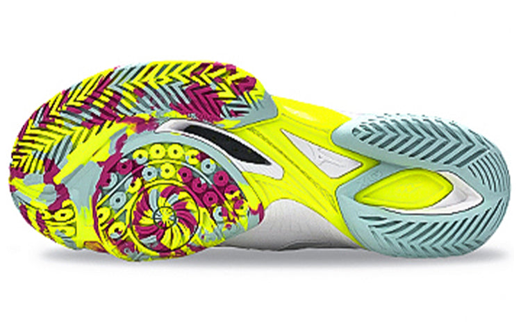 Mizuno Wave Claw 2 Cozy Wear-resistant Low Tops White 71GA211009