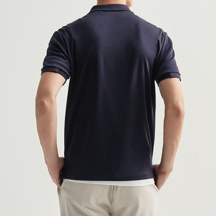 Men's FILA Short Sleeve Navy Blue Polo Shirt F11M031106F-NV