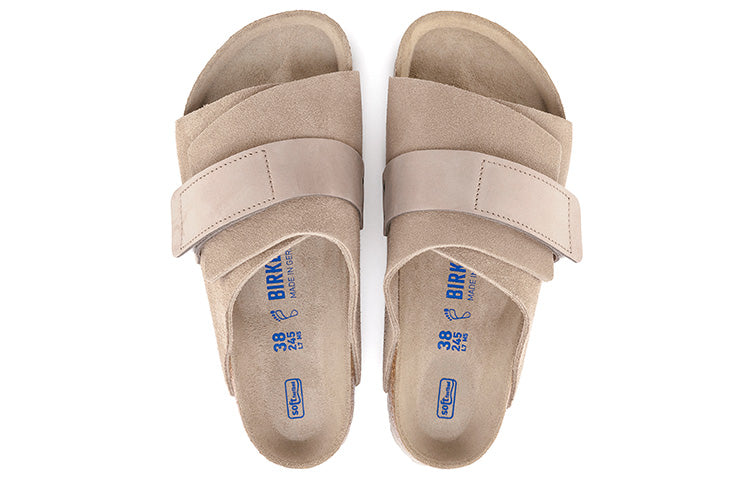 (WMNS) Birkenstock Kyoto Series Cowhide Suede Soft Sole Slippers Version 1019292