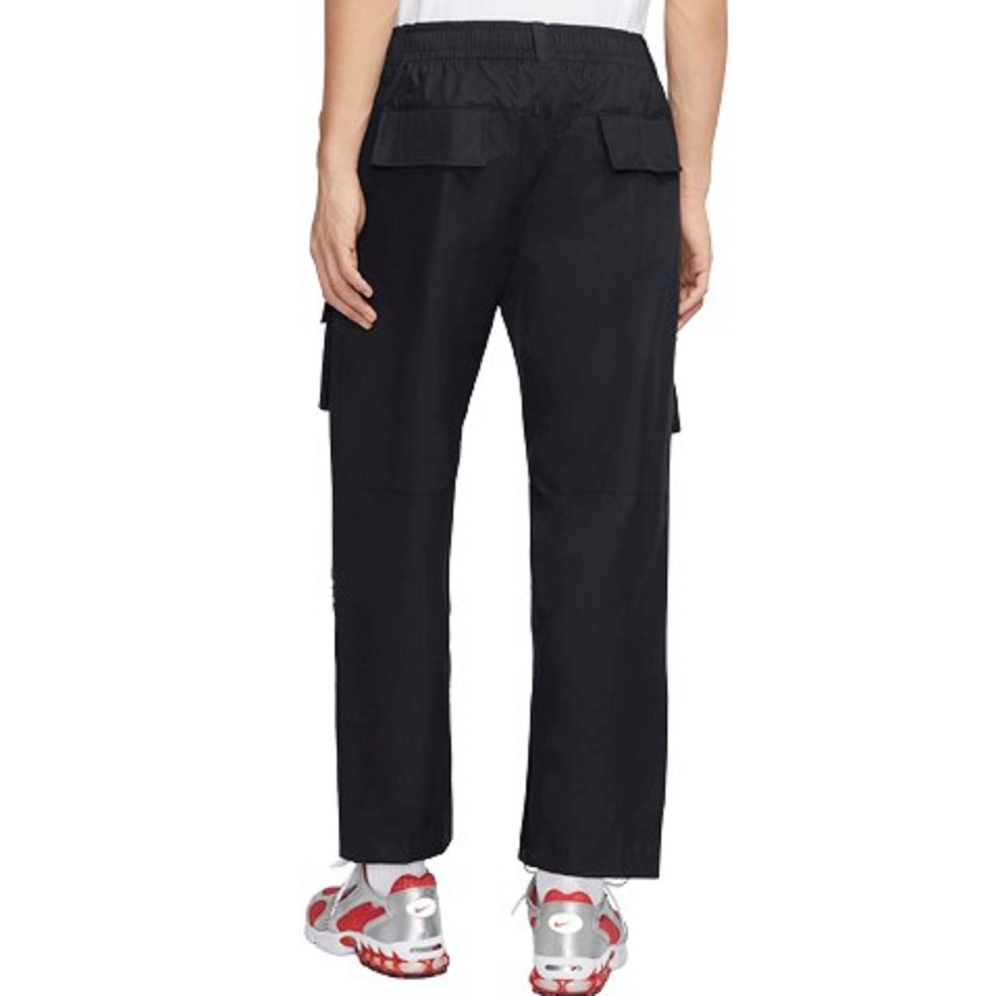 Nike Air Solid Color logo Multiple Pockets Pants Black CU4172-010