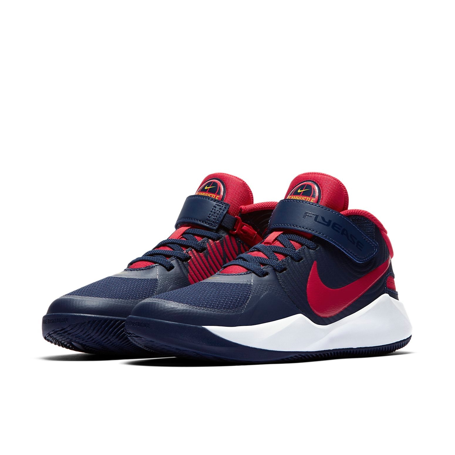 (GS) Nike Team Hustle D9 FlyEase 'Midnight Navy University Red' BV2952-400