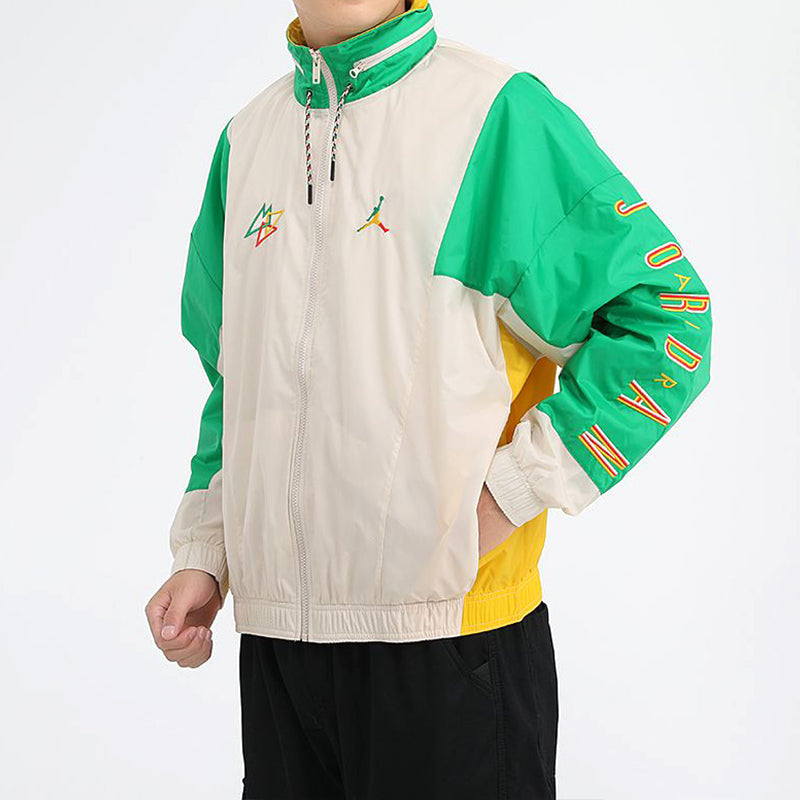 Men's Air Jordan Cardigan Storage Simple Jacket White CK9566-140