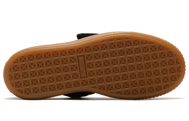 (WMNS) PUMA Platform Strap 'Black Brown' 365224-03